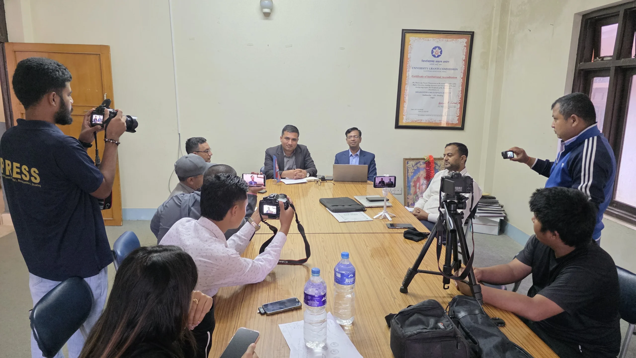 नीलकण्ठ बहुमुखी क्याम्पसले प्रथम अन्तर्राष्ट्रिय शैक्षिक सम्मेलन गर्दै
