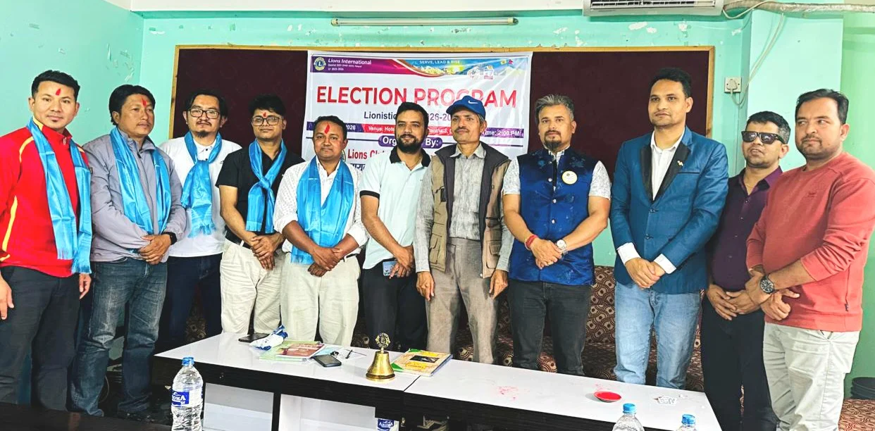 लायन्स क्लब अफ काठमाडौं सुर्यमुखीको अध्यक्षमा राजाराम रिजाल 