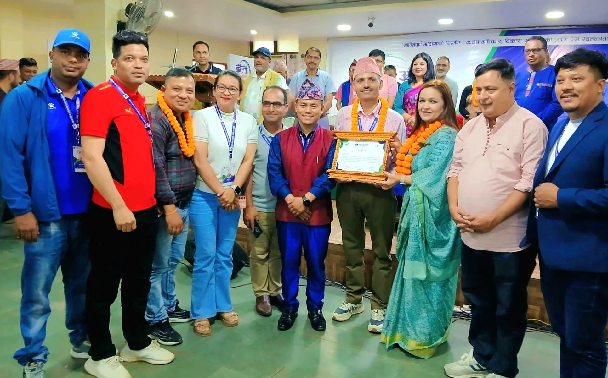 नेपाल पत्रकार महासंघ धादिङ उत्कृष्ट शाखा घोषित